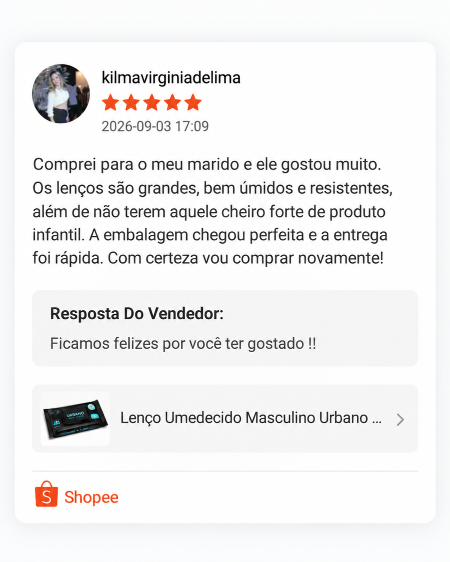 Imagem de avaliação de cliente