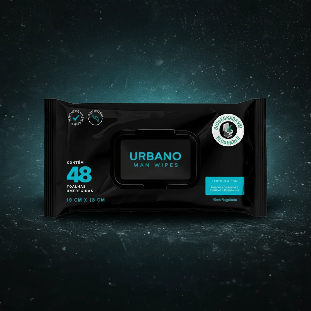 Pacote de lenços umedecidos Urbano Wipes - PACK DE TESTE